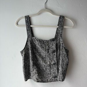 Nordstrom BP cropped rayon tank top